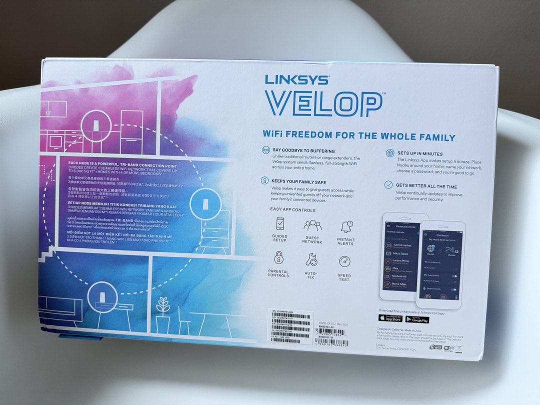 Linksys Velop Whole Home WiFi Mesh System450357166867763201