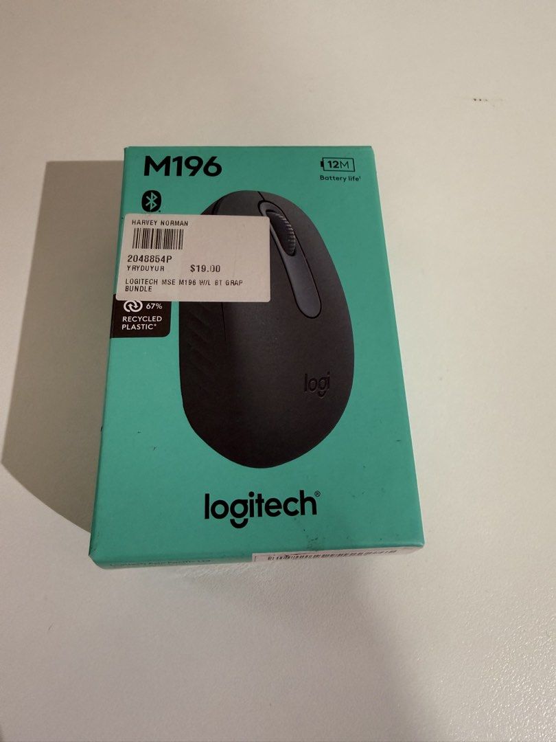 Logitech M196 Wireless Bluetooth Mouse - Brand New450360973188157440