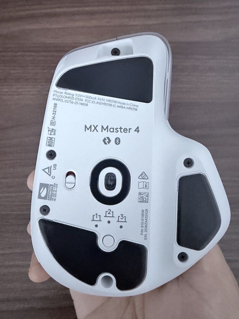 Logitech MX Master 4 Wireless Mouse - White450247428167454722