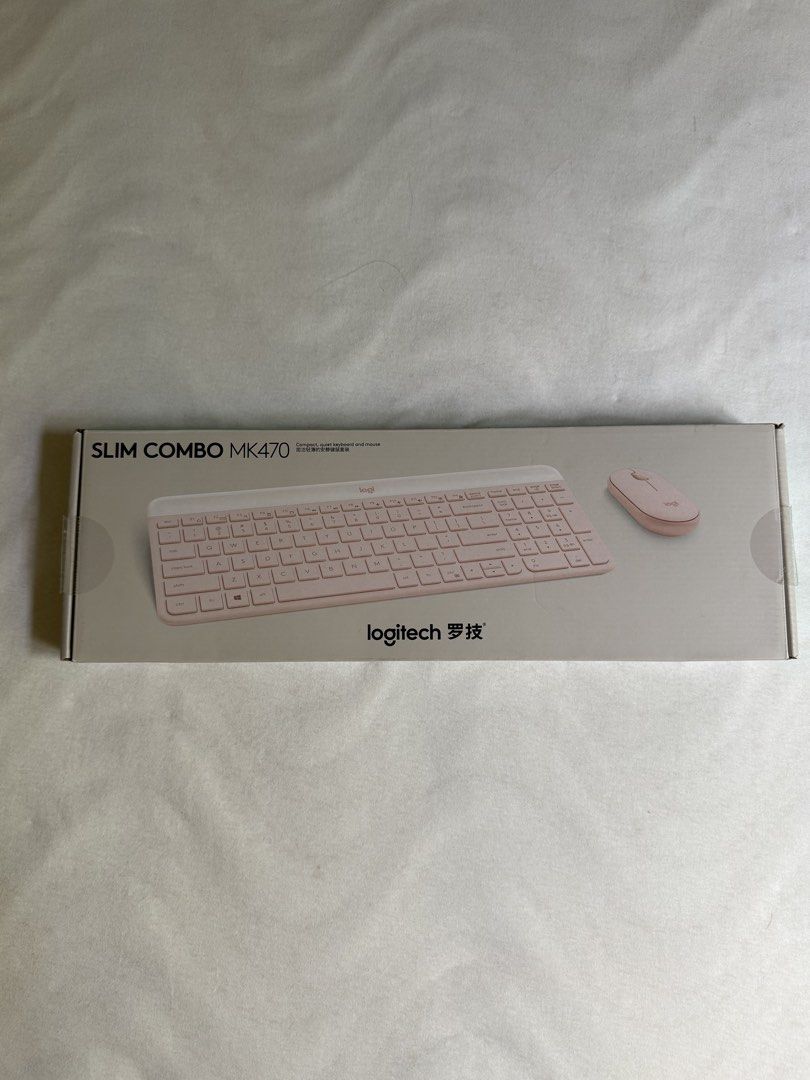 Logitech Slim Combo MK470 - Pink - Brand New450359087124326400