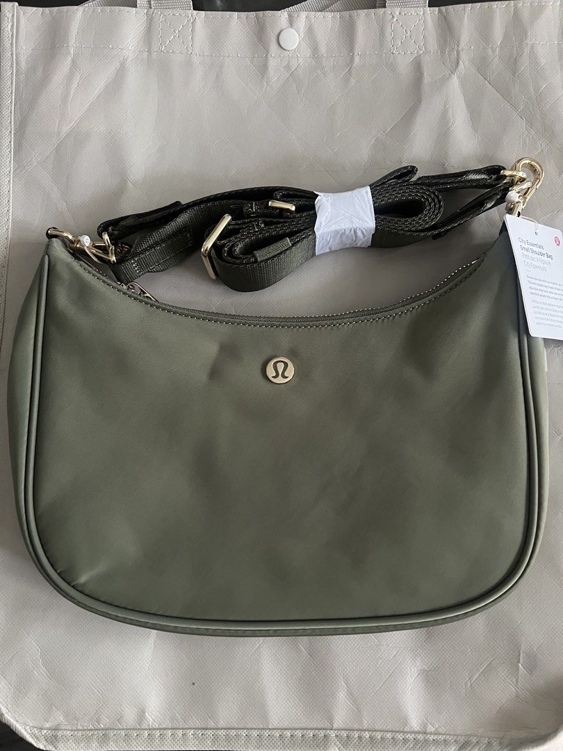 Lululemon City Essentials Small Shoulder Bag (Category: Cross-body Bags) located in Quezon City. Submitted by worldofC (Listing ID 1437035767, Image 2). Description: Brand new and authentic On hand Color: Bay leaf.