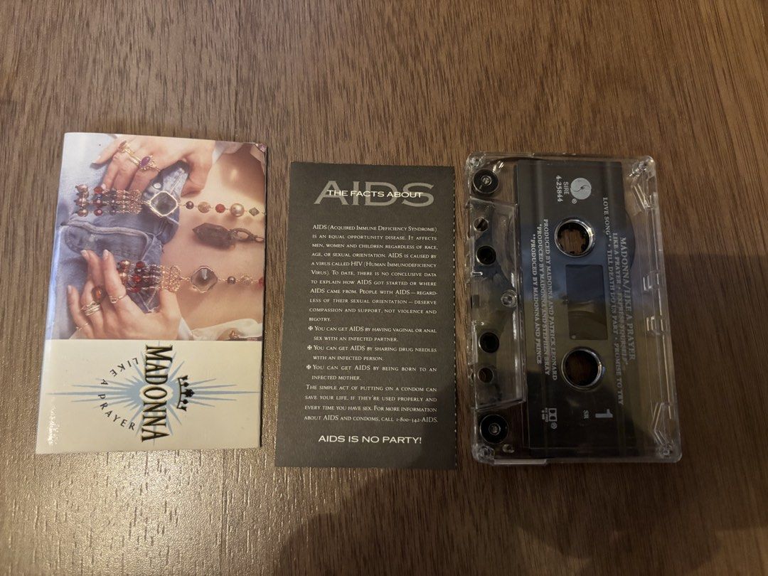 Madonna - Like a Prayer Cassette Tape (Category: CDs & DVDs) located in Manila. Submitted by rsmsn (Listing ID 1437033183, Image 1). Description: - Madonna "Like a Prayer" Cassette Tape - Damaged case - Features songs: "Like a Prayer", "Love Song", "Promise to Try" - Seller not sure regarding cassette condition (no available cassette player). .