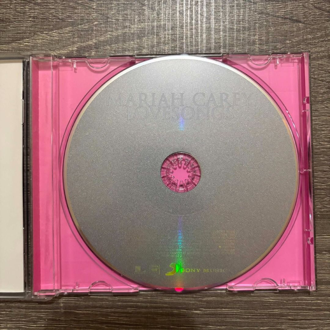 Mariah Carey - Love Songs CD (Category: CDs & DVDs) located in Quezon City. Submitted by pinkskies_media (Listing ID 1437034809, Image 3). Description: BAWAL SA MAARTE USED ITEM, HINDI BAGO CD album Made in the EU Tested and 100% working IMPORTANT: Manage your expectations since this is a pre-loved item Inlay NOT in mint condition, may case mark sa upper right corner May gasgas ang CD May basag ang case Please see pic for the condition.