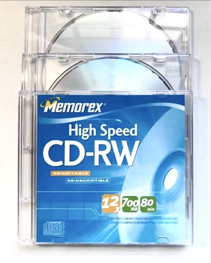 Memorex High Speed CD-RW /CD-R Discs (new), Hobbies & Toys, Music ...