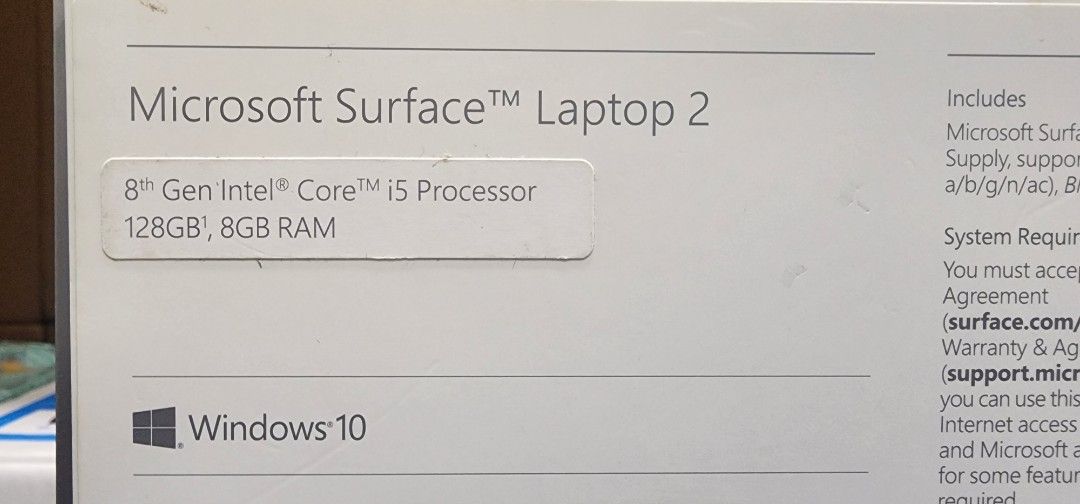 Microsoft Surface Laptop 2 - 128GB450816874707036162