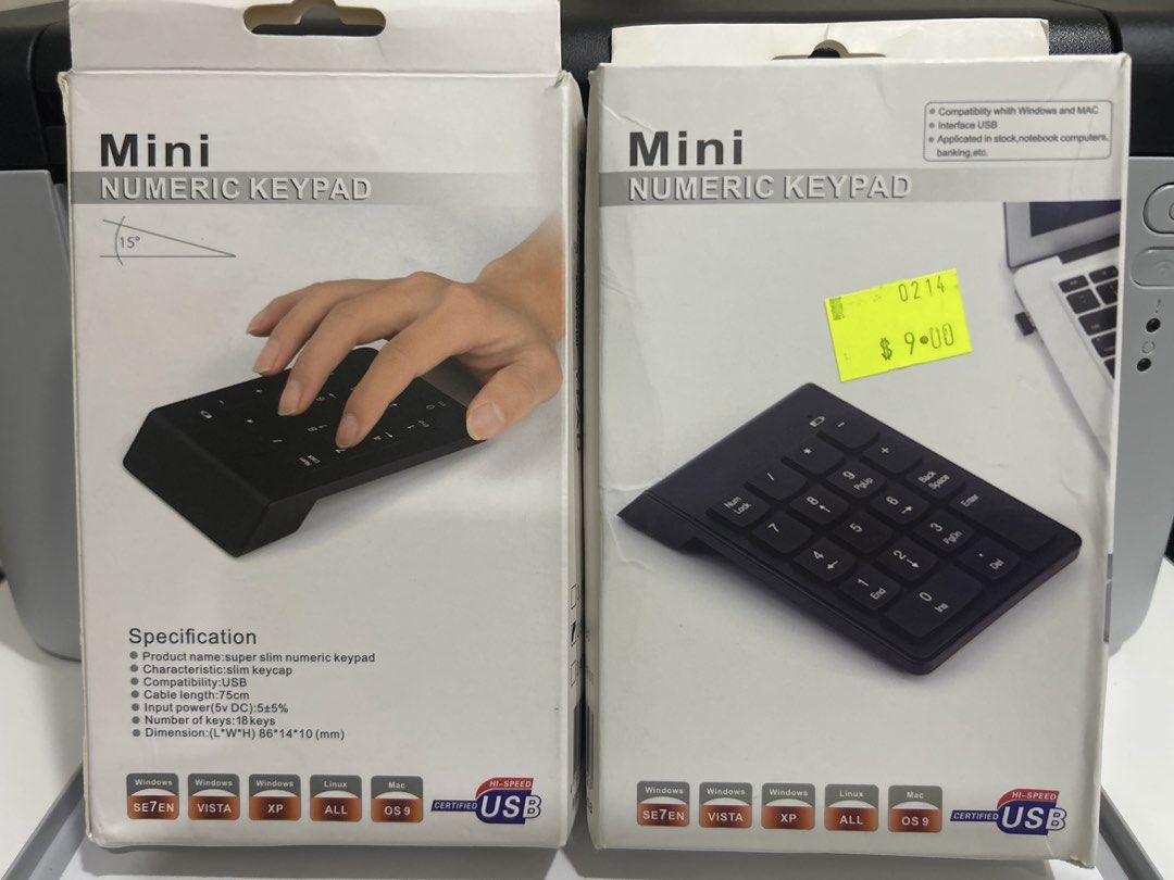 Mini Numeric Keypad - USB450130449248430080
