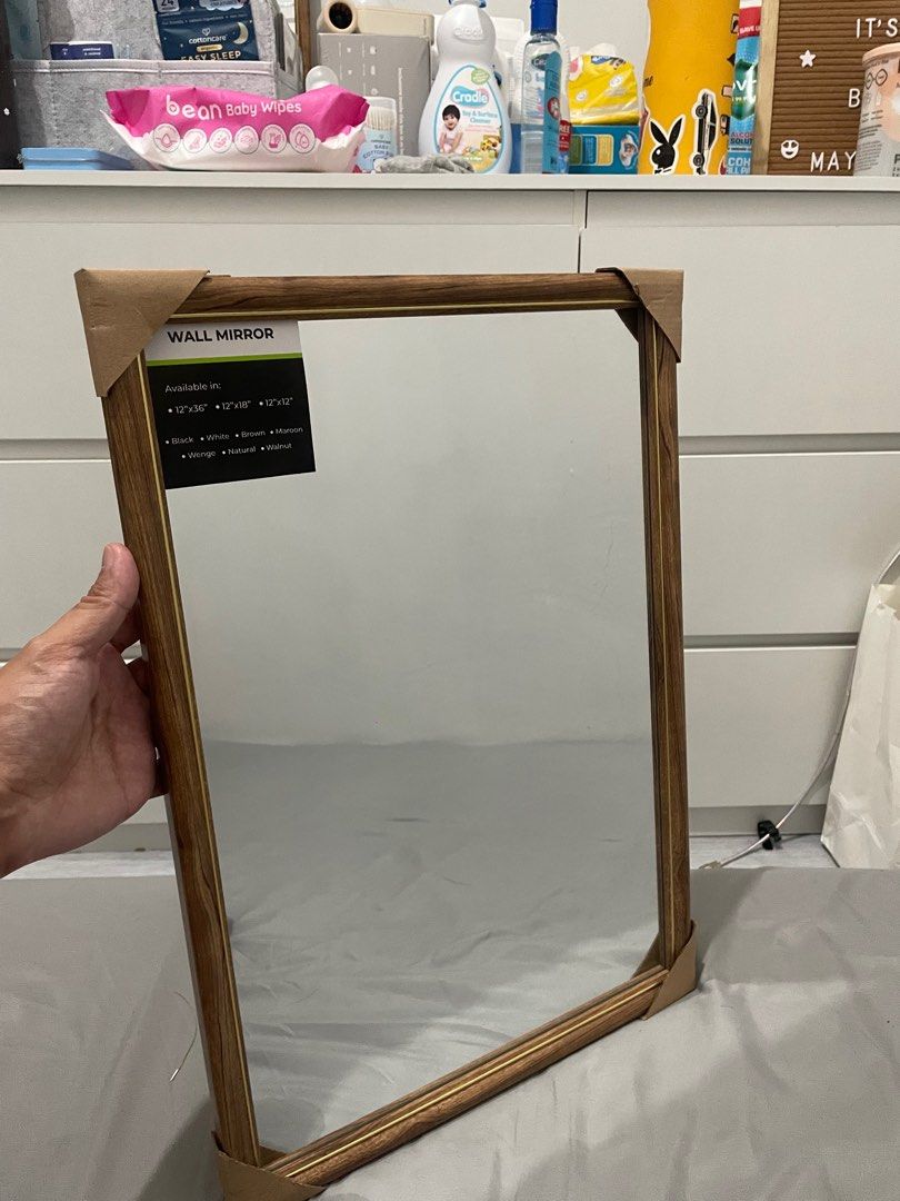 MIRROR FOR SALE (Category: Mirrors) located in Cebu City. Submitted by gab.tabs (Listing ID 1437037243, Image 2). Description: 12X18 MIRROR: P299 rfs: extra mirror still new.