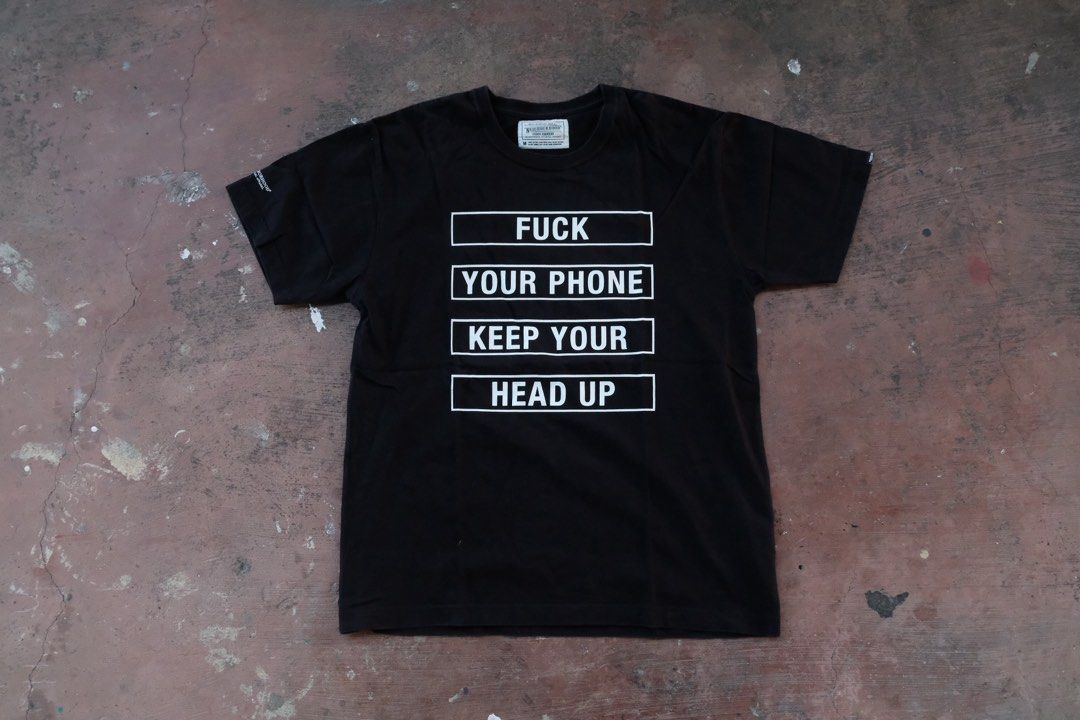 neighborhood shirt (Category: Tshirts & Polo Shirts ) located in Cainta. Submitted by plus.eighty.one (Listing ID 1437023746, Image 1). Description: neighborhood shirt size M pit to pit 19 shoulders 18 length 26 condition : 9/10.