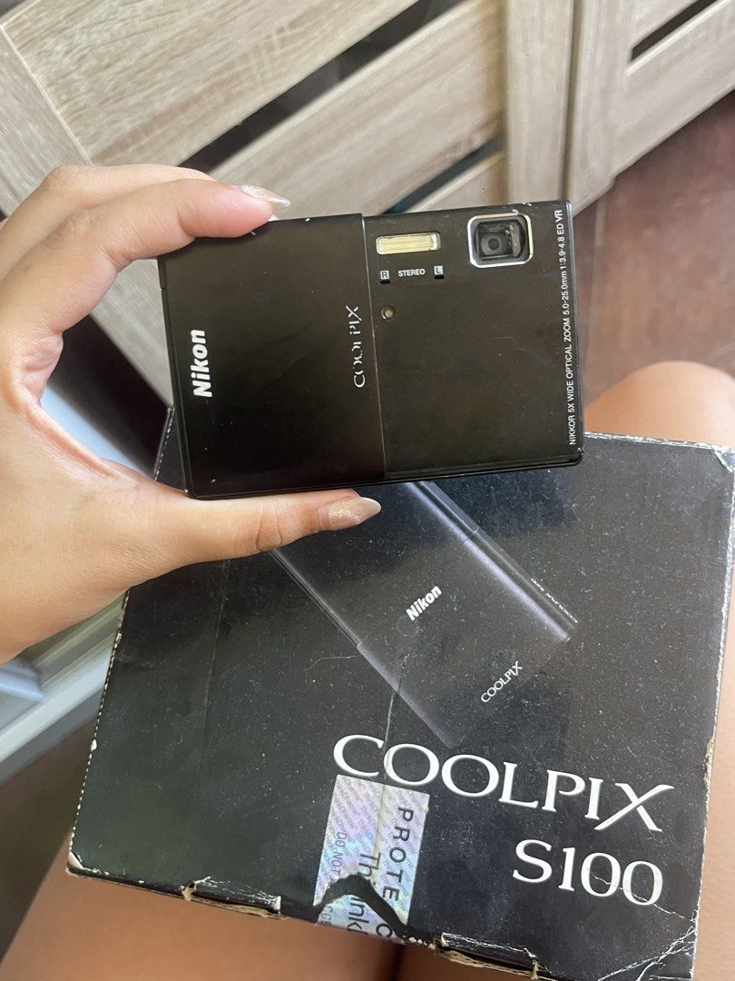 Nikon COOLPIX S100 Digital Camera (Category: Cameras) located in Paranaque City. Submitted by ariastotle.galeria-38958 (Listing ID 1437058525, Image 3). Description: PRICE: 5,900 - Nikon COOLPIX S100 Digital Camera - 16.0 Megapixels - 5x Optical Zoom - 3.5" OLED Screen - Full HD Movie Recording - Touchscreen Functionality - 3D Shooting Capability - Comes with Original Box • 16 megapixels • touchscreen • Flash working • Zoom in/out working • Recor