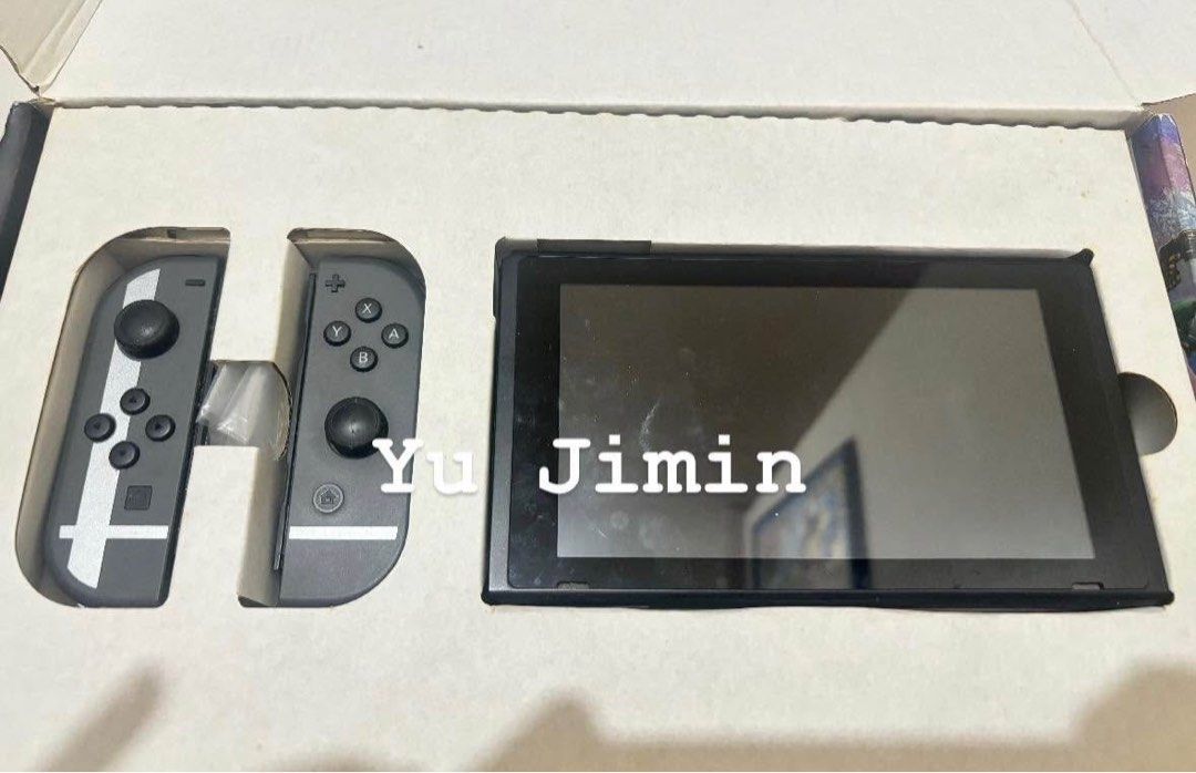 Nintendo Switch Super Smash Bros. Ultimate Edition | COMPLETE INCLUSION EXCEPT CHARGER!! (Category: Nintendo) located in Manila. Submitted by karinaaaaaaa2000 (Listing ID 1437166151, Image 3). Description: - Nintendo Switch Super Smash Bros. Ultimate Edition - Includes console, unique Joy-Cons, dock, and all necessary cables - Comes with Super Smash Bros. Ultimate game download - Joy-Cons feature a unique design - EVERYTHING IS COMPLETE EXCEPT CH