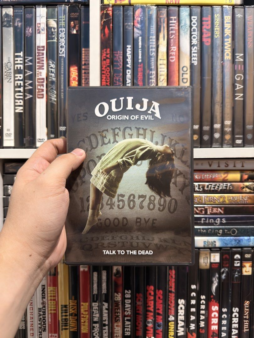 Ouija: Origin of Evil DVD (Category: Storybooks) located in Manila. Submitted by daddygojo (Listing ID 1437167299, Image 1). Description: - Ouija: Origin of Evil DVD - Original case included - Horror movie about a family who use a Ouija board - Discover the evil that awaits - Perfect for horror movie enthusiasts.