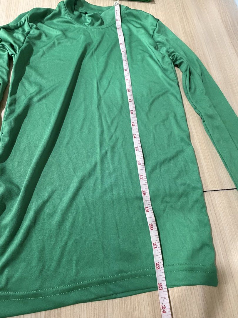 Peter Pan Costume Set (Category: Babies & Kids Fashion) located in Mandaluyong City. Submitted by jpc0708 (Listing ID 1437135942, Image 2). Description: - Green Peter Pan costume set - Includes: - Long-sleeved top - Pants - Hat - Brown rope belt - Top measurements: 24" length, 14" across - Pants measurements: 26" length, 7" waist - Perfect for costume parties and themed events.