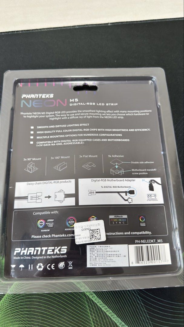 Phanteks Neon M5 Digital-RGB LED Strip450830303579361281