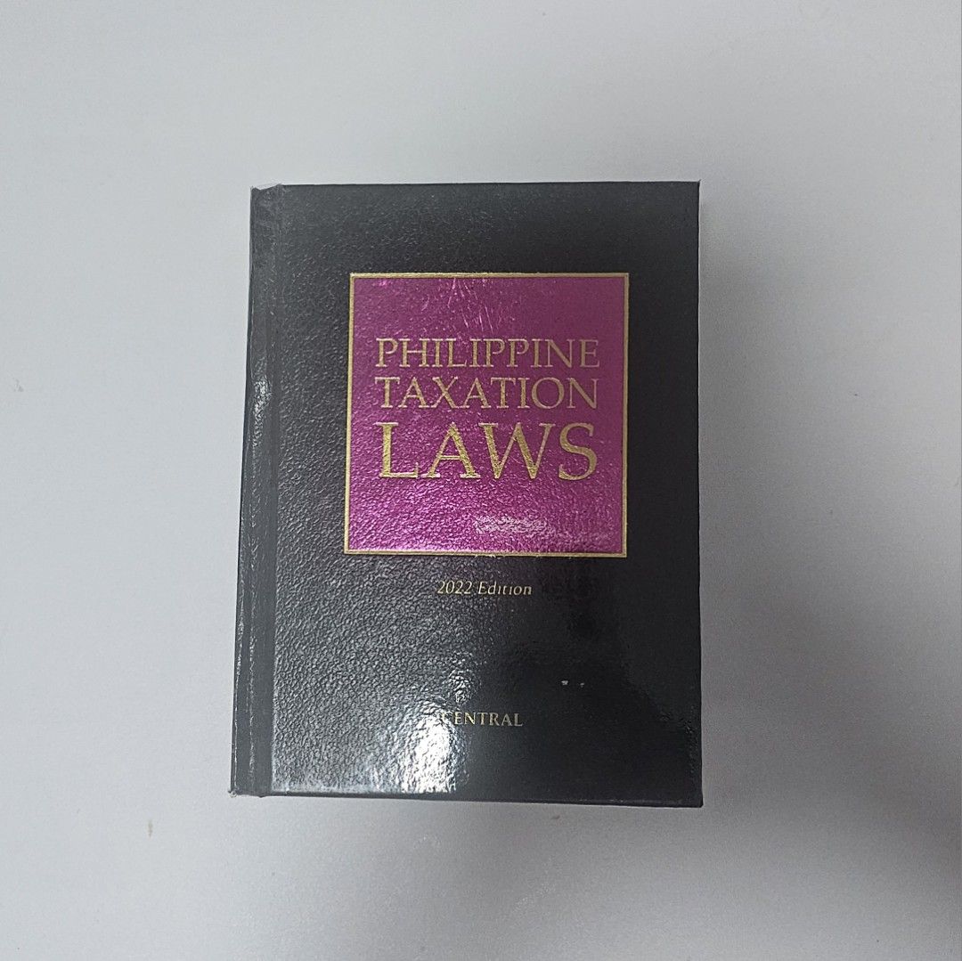 Philippine Taxation Laws Codal (2022) (Category: Textbooks) located in Santa Rosa. Submitted by 2ndseason (Listing ID 1437074071, Image 1). Description: - 2022 Edition - Bought from Central Books - With minimal highlights and annotations (can take pictures) - With plastic cover.