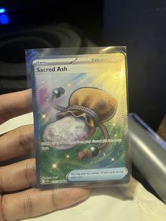 Pokemon TCG Sacred Ash Trainer Card, Hobbies & Toys, Toys & Games on  Carousell