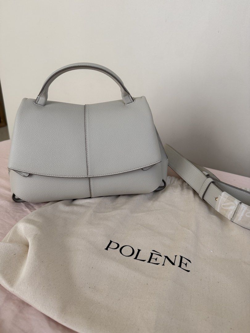 Polène Mokki Textured Chalk (Category: Luxury Bags & Wallets) located in Makati City. Submitted by beshbuy (Listing ID 1437035417, Image 1). Description: Polene Mokki Craie / Textured Chalk Pasabuy from Paris No box included but this includes dust bag NEVER USED SO PLS NO MORE HAGGLING You can see the protector of hardware still in tact. I can show you messages when it was purchased last November 2025.