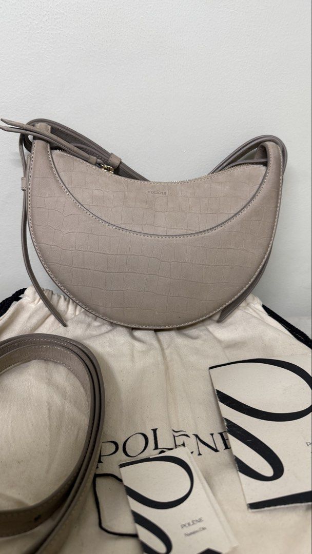 Polène Numéro Dix (Category: Luxury Bags & Wallets) located in Malolos. Submitted by bdrms08 (Listing ID 1437200067, Image 1). Description: Polene Numero Uno Dix EDITION CROCODILE NUBUCK TAUPE Complete inclusions except box DM for the price.