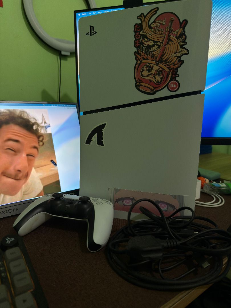 PS5 Slim 1TB (Category: PlayStation) located in Vigan. Submitted by jamasunda1337 (Listing ID 1437097867, Image 1). Description: - Complete with box and all the original stuff nung na-unbox (except sa mga plastic na lagayan :D) - Sobrang kinis pa. Nagamit lang sa Monster Hunter Wilds (digital copy lang to) - Sold as a bundle only with the games. - Extra DS5 controller * Can be jailbroken * (search niyo na lang pano and what is the benefits/limita