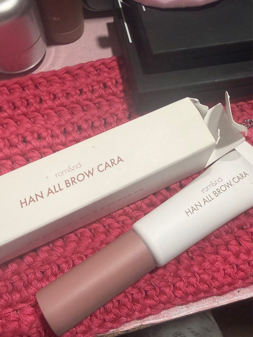 Rom&nd Han All Brow Cara - 05 Dusky Rose (Category: Makeup) located in Malabon City. Submitted by pbjsandowichi (Listing ID 1437165227, Image 1). Description: Mod: J&T, Lalamove Mop: Gcash, Gotyme, Maribank delivery fee will be shouldered by the buyer .