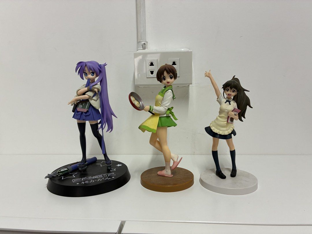 Sega Figures: Kagami Hiiragi, Ui Hirasawa, and Popura Taneshima (Category: Toys & Games) located in Santa Rosa. Submitted by faith11759097 (Listing ID 1437128827, Image 1). Description: 📍santa rosa, laguna 💰gcash or bpi 🚚 lbc (can do cod) or lalamove (payo) send me a message for more inquiries .