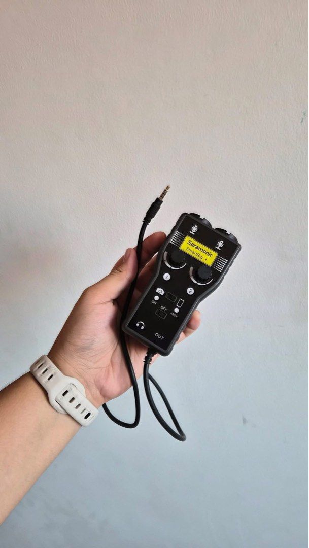 SmartRig+ 2-Channel XLR (Category: Microphones) located in Manila. Submitted by coolowl-9e8d (Listing ID 1437147658, Image 1). Description: Saramonic SmartRig+ 2-Channel XLR/3.5mm Microphone Audio Mixer with Phantom Power Preamp & Guitar Interface for DSLR Cameras, Camcorders & Smartphones The Saramonic SmartRig+ is a portable microphone/guitar interface for recording professional quality audio. The SmartRig+ makes your recording work easier by c