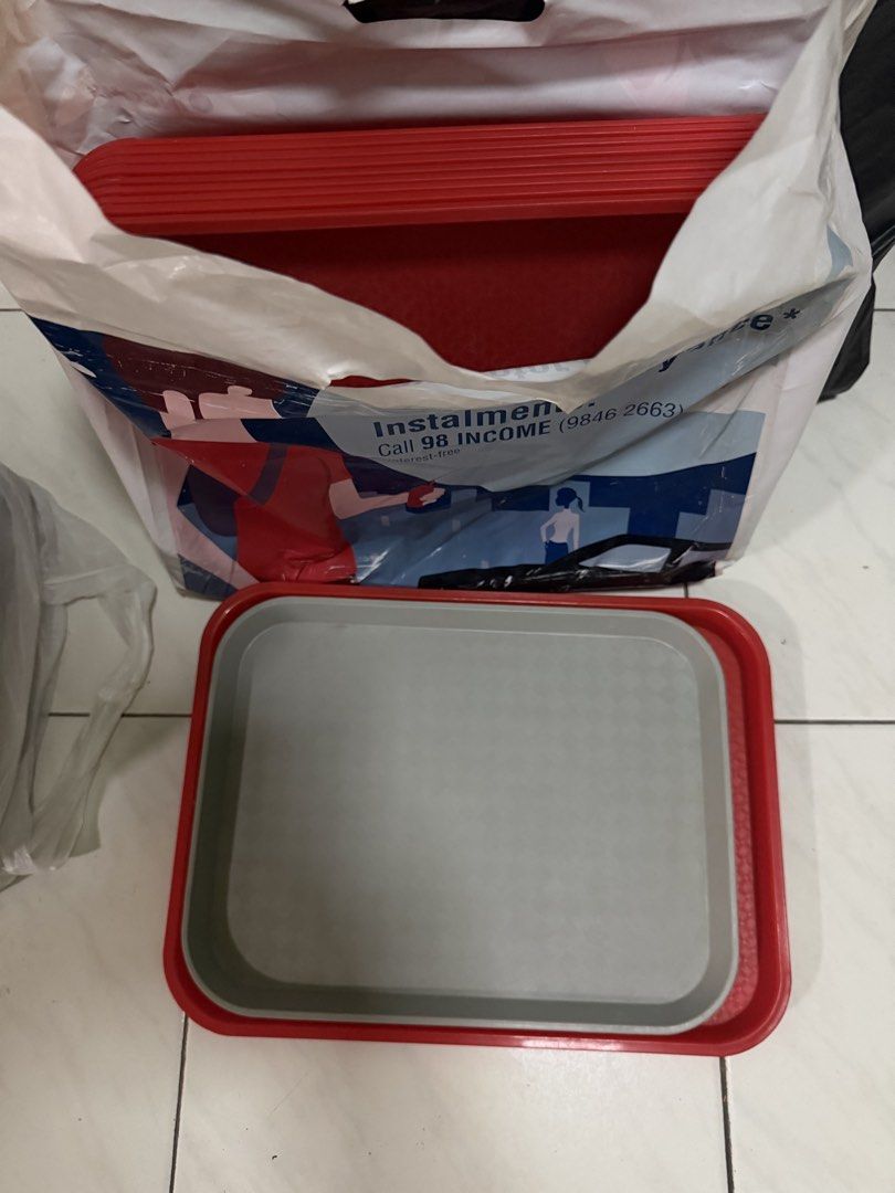 Stackable Plastic Trays assorted - Set of 10plus450688700279705601
