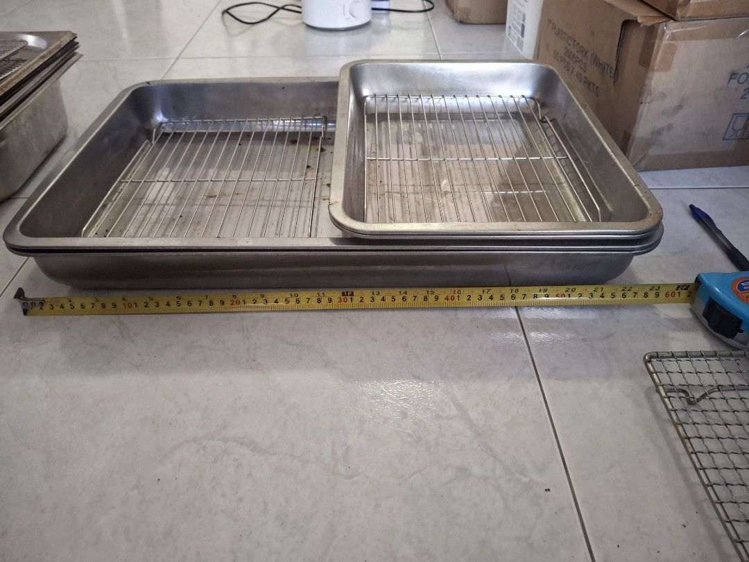 Stainless Steel Kitchen Pans and Racks450095719561963523