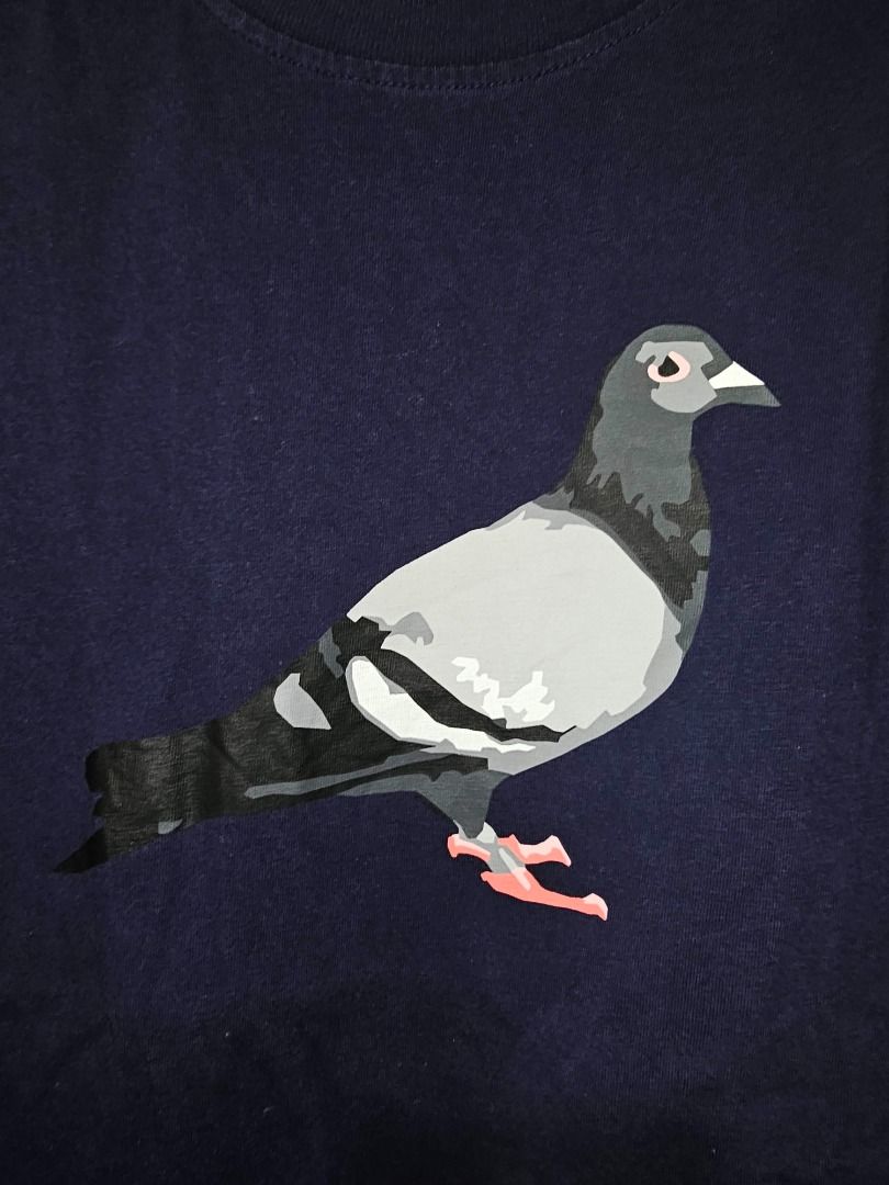 Staple Pigeon Graphic Tee - Medium Dark Blue (Category: Tshirts & Polo Shirts ) located in Pasig City. Submitted by cosmicdeer_01 (Listing ID 1437138457, Image 3). Description: W: 19 in L: 27 in Meetups: SM Marikina, Ayala Malls Feliz, Gateway Cubao, SM Megamall.