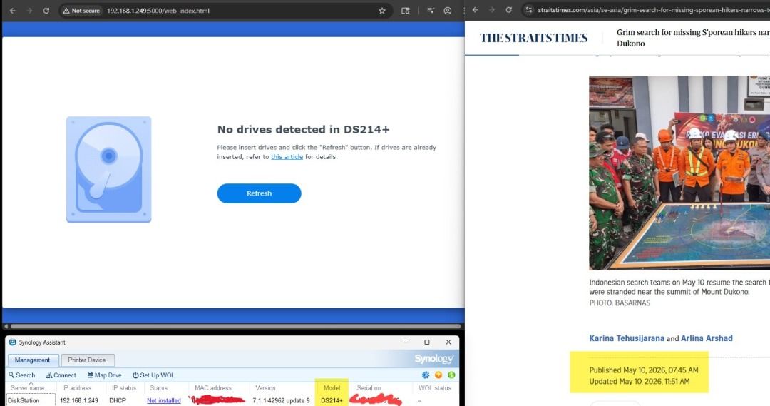 Synology DiskStation DS214+ NAS450146469927997446
