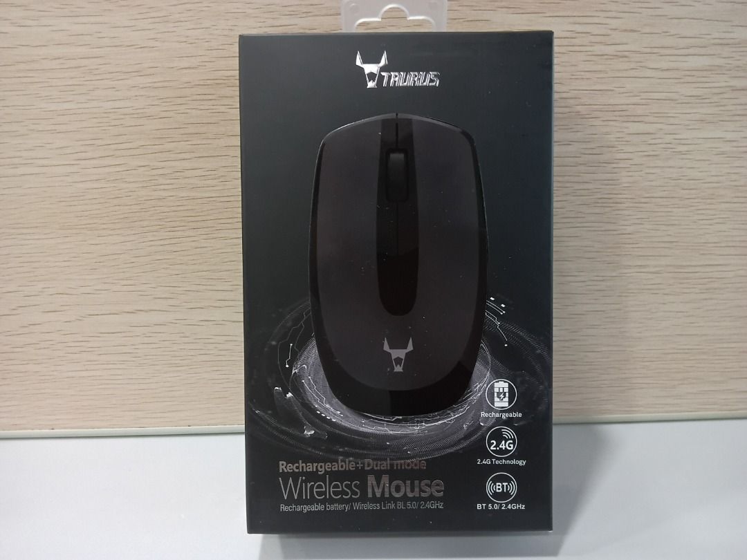 Taurus Wireless Mouse - Rechargeable, Dual Mode450360970335365120