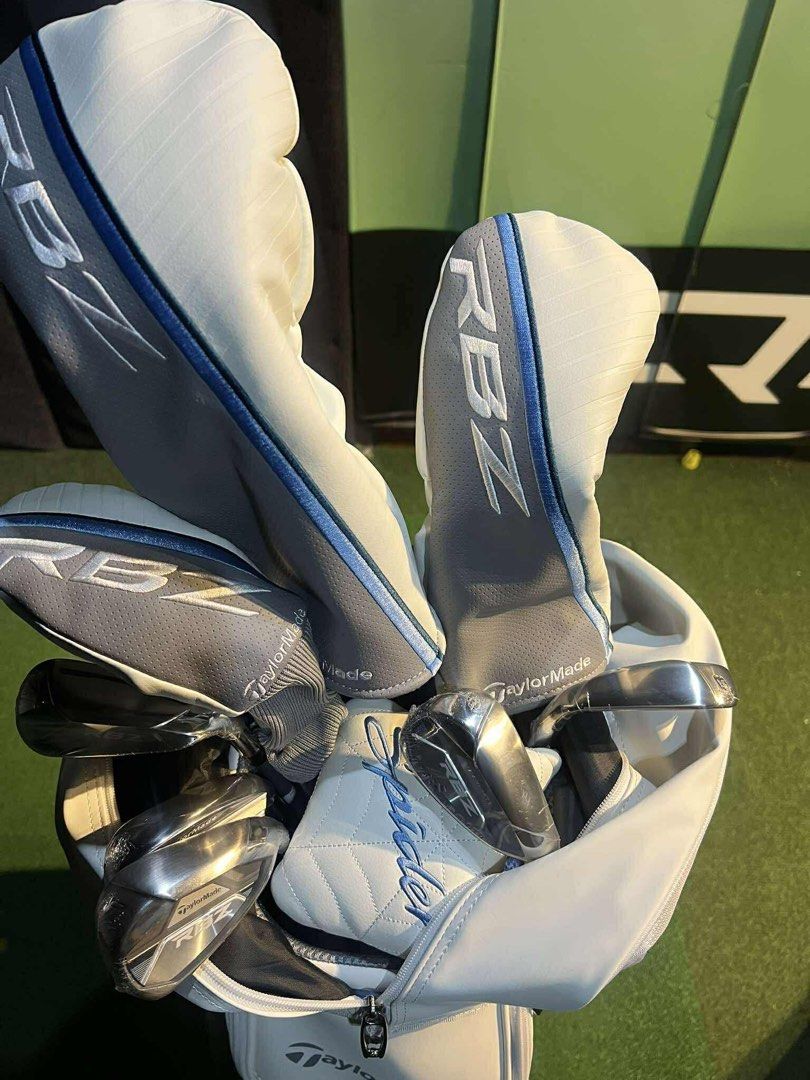 Taylormade RBZ Golf Ladies Flex (Category: Golf) located in Makati City. Submitted by josbd (Listing ID 1437140942, Image 3). Description: SRP: ₱99,000 Selling for ₱89,000 Bought from Pacsports Complete 9 piece set RFS: not used often.