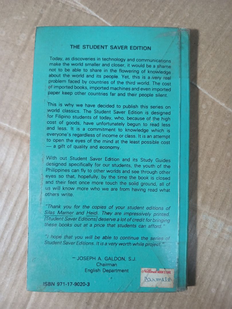 The Prophet by Khalil Gibran (Category: Storybooks) located in Malabon City. Submitted by psymajor (Listing ID 1437152337, Image 2). Description: Book in good condition. Some yellowing present due to humidity. Bought secondhand and already had markings / stains. Check out my other listings for books that might be of your interest. Send me a direct message for inquiries / reservations / orders! Payment: via Gcash, Paymaya, online bank transfer (BP