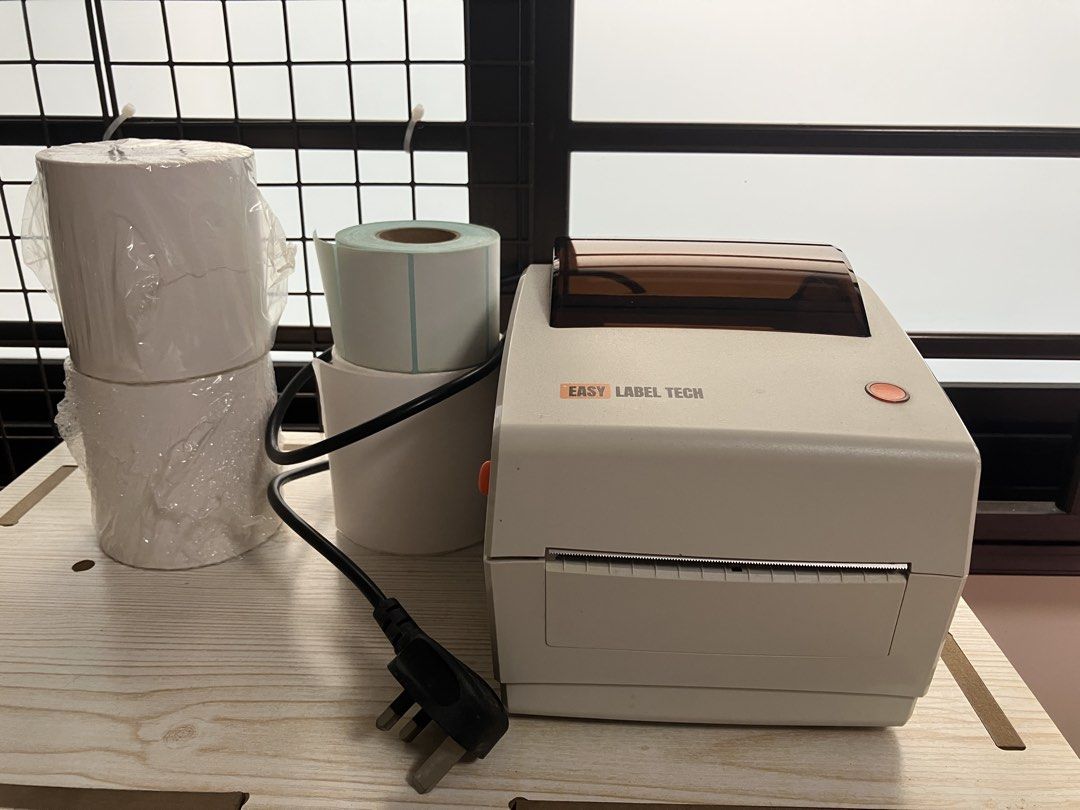 Easy Label Thermal Label Printer USB+Bluetooth + Rolls450250125367070720