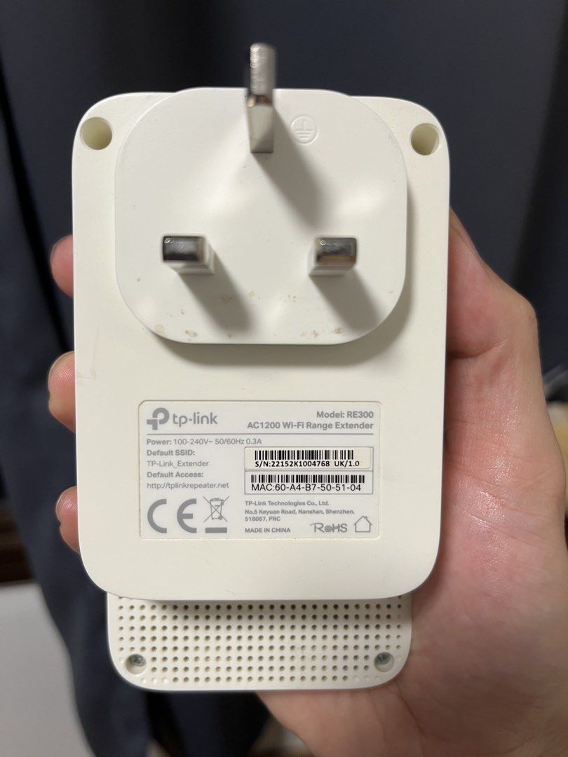 TP-Link  WiFi Range Extender RE300450490508048476161