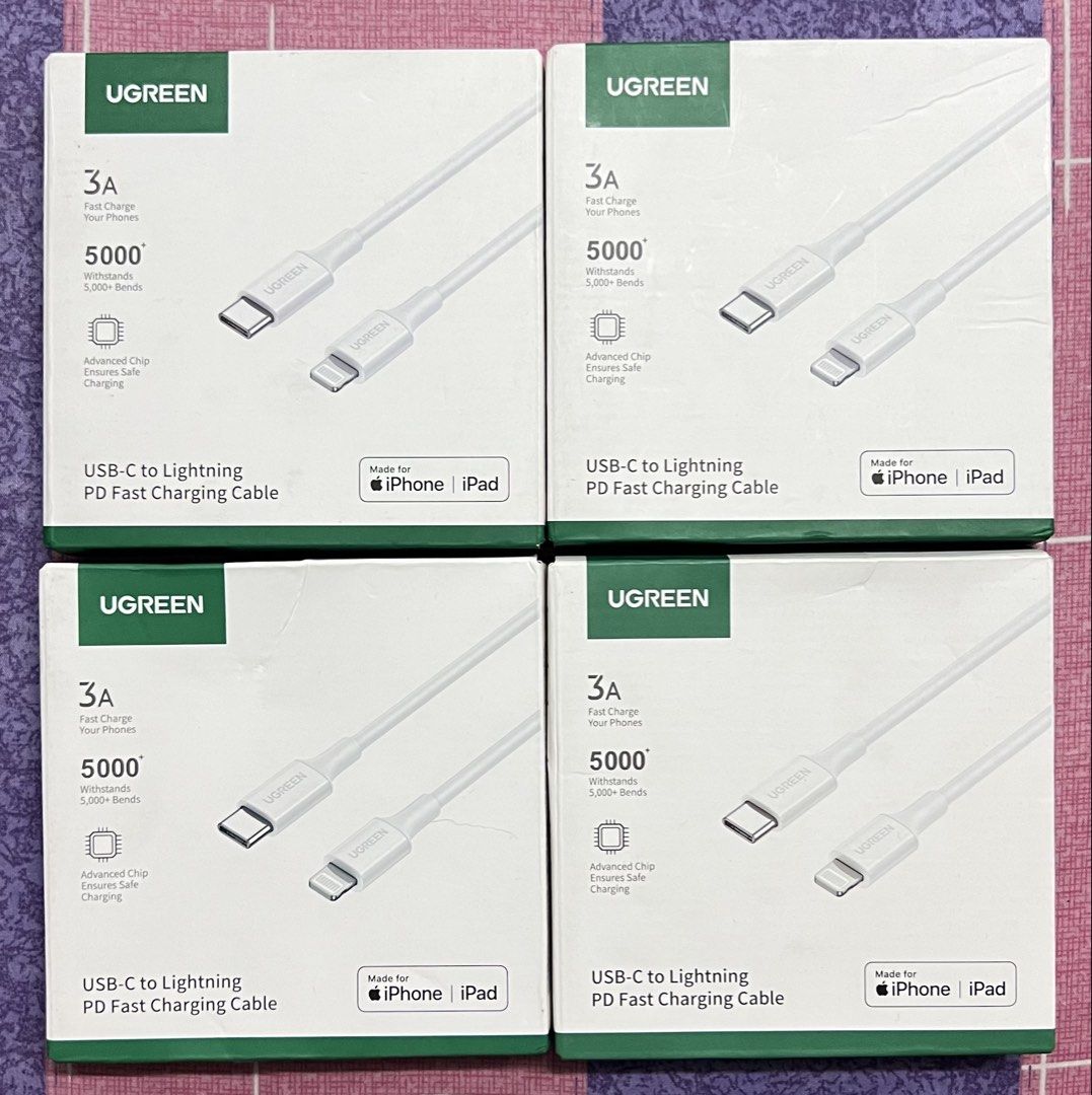 UGREEN usb-c to lightning fast charging cable (Category: Chargers & Cables) located in Caloocan City. Submitted by minuteburger (Listing ID 1437152483, Image 1). Description: .