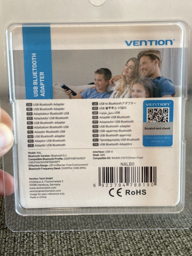 Vention USB Bluetooth 5.4 Adapter450021481912750081