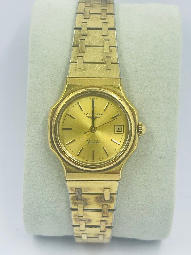 Vintage longines watch (Category: Women's Watches) located in Tandag. Submitted by curatedwatchesph (Listing ID 1437073347, Image 2). Description: Womens longines watch In good and working condition Watch head in Very good condition. Only the bracelet has fading on gold finishing Shipping via LBC. DM for details.