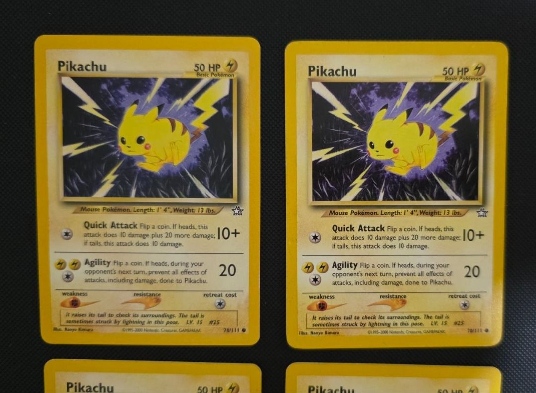 [Vintage] Pikachu #70 - Pokemon Neo Genesis (2002) - MP [See ...