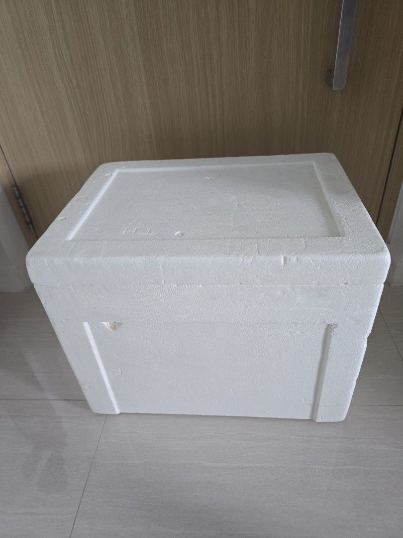 White Styrofoam Box - used450303810057031680