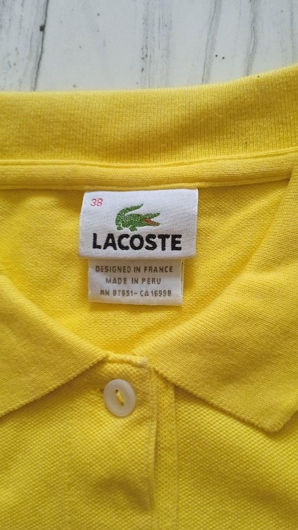 women Lacoste polo (Category: Shirts) located in Manila. Submitted by tantan1- (Listing ID 1437172060, Image 3). Description: .