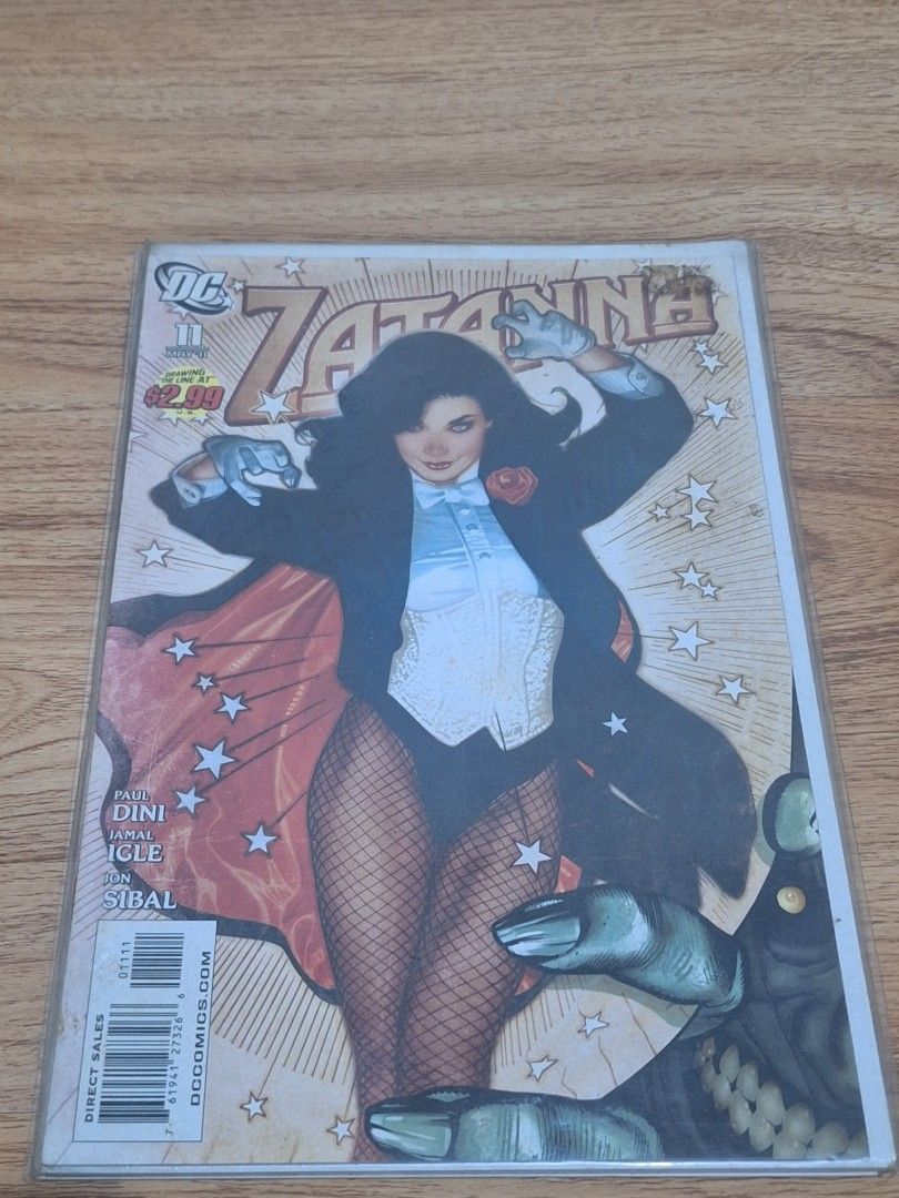 Zatanna Comic Book (Category: Comics & Manga) located in Manila. Submitted by 360_garage (Listing ID 1437029759, Image 1). Description: - Zatanna #11 comic book - Published by DC Comics - Features Zatanna in her classic costume - Includes protective sleeve.