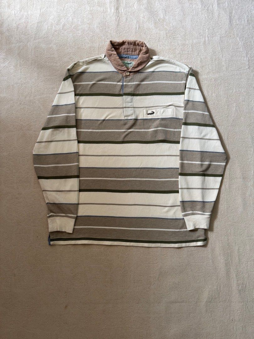 1990s Crocodile Longsleeved Shirt (Category: Tshirts & Polo Shirts ) located in Angeles City. Submitted by luigisells (Listing ID 1437292931, Image 1). Description: Size M L26.5” W20.5” Excellent Condition Issue/s: none MOP: Gcash or Bank Transfer Courier: J&t Express.