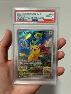 PSA 10 Pikachu 001/SV-P (Pokemon 2022 Scarlet & Violet Promo
