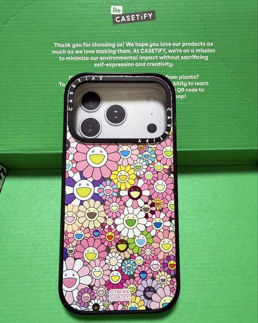 🔴 Casetify 村上隆FLOWERS BLOOM 17Pro手機殼iPhone 17 Pro, 手機及