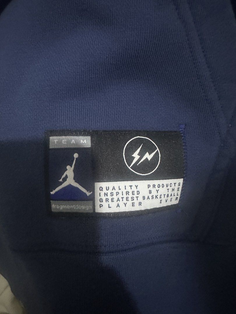 Air Jordan x Fragment Design FW Pullovers (Category: Hoodies) located in Manila. Submitted by got_loots (Listing ID 1437372980, Image 2). Description: WTS❗️❗️❗️ Authentic Air Jordan x Fragment Design FW Pullovers Bought from Titan BGC .