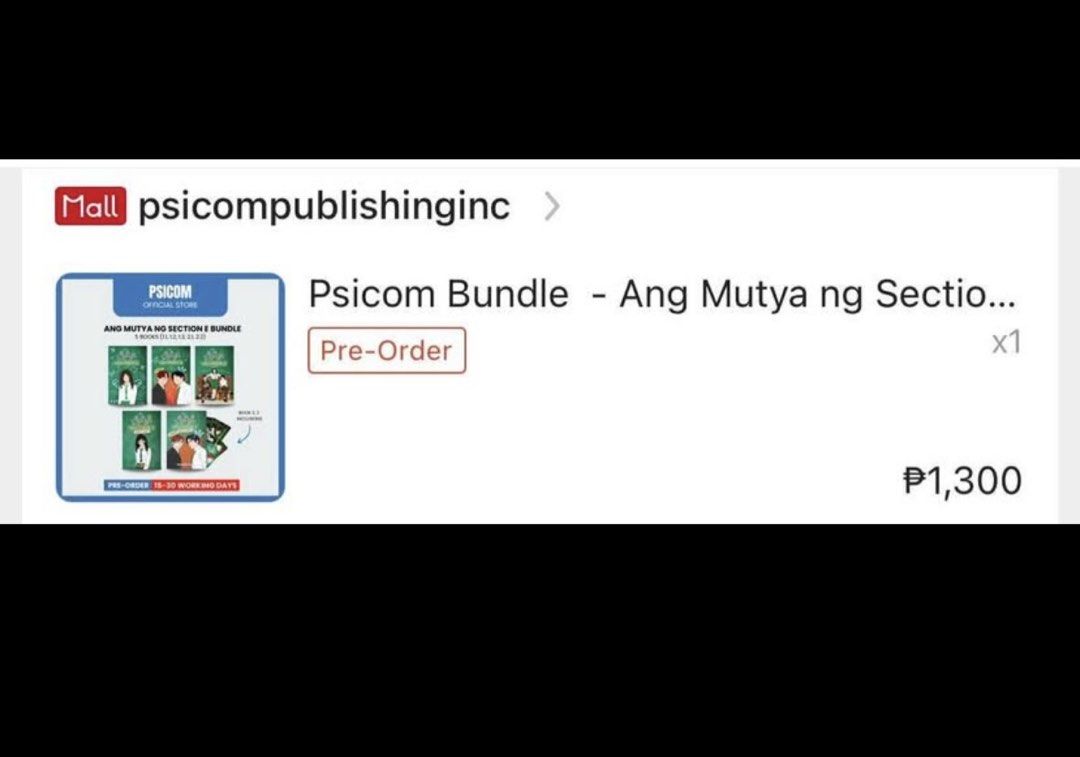 Ang Mutya ng Section E (Bundle) (Category: Storybooks) located in Caloocan City. Submitted by trishamishu (Listing ID 1437394081, Image 2). Description: ✿ Original price from Psicom - ₱1300 ✿ Book 1 - Part 1 (with minor dents) Unsealed ✿ Book 1 (Part 2 & 3)/Book 2 (Part 1 & 2) Sealed 𐙚 sure buyers only 𐙚 payment first.