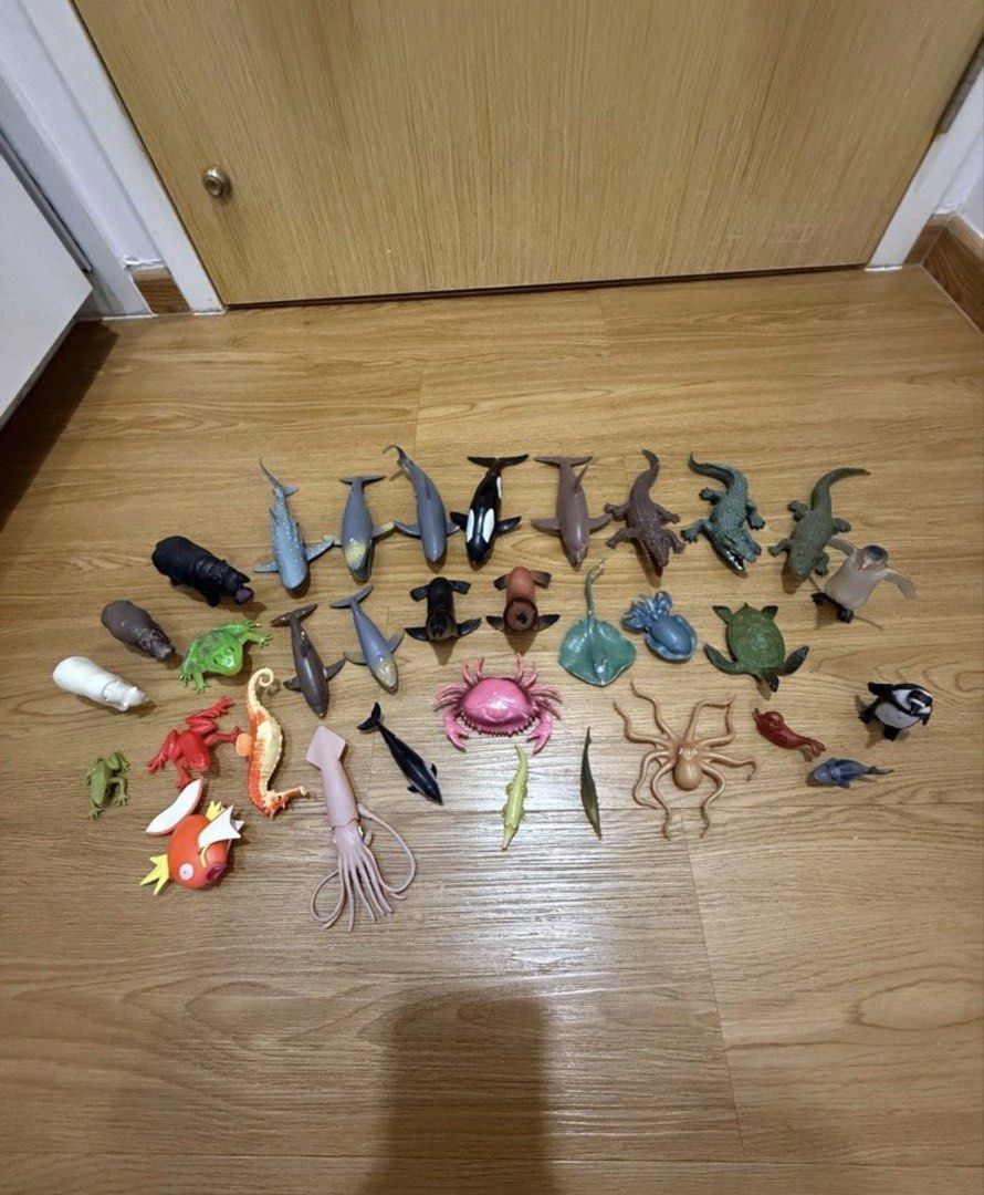 Assorted fish and aquatic animals toy, Toys & Collectibles, Figurines ...