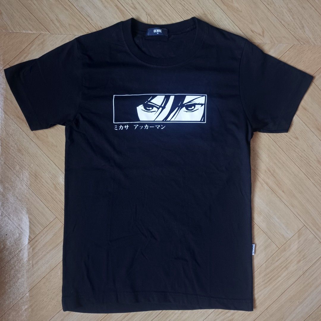 Attack on Titan Mikasa Customized Shirt (Category: Tshirts & Polo Shirts ) located in Bulacan. Submitted by kanyewestlover0x (Listing ID 1437279845, Image 1). Description: 17 × 25.5 (Xsmall) Brand new condition No issues binili pero di nasuot buong buo pa print, customized on a Blue Corner Shirt.