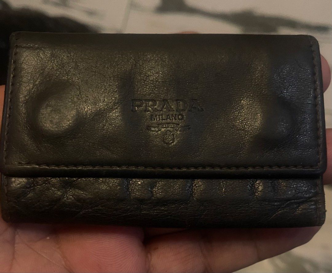 Authentic prada soft leather key holder (Category: Luxury Bags & Wallets) located in Cavite. Submitted by ohmie23 (Listing ID 1437385557, Image 1). Description: Authentic prada soft leather key holder.