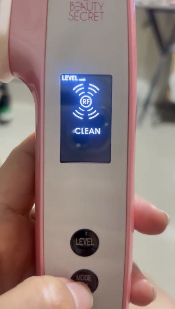 Beauty Secret 6-in-1 Portable Multi-Function RF/EMS Device (Category: Face Care) located in Paranaque City. Submitted by abbysen.creactivatio554 (Listing ID 1437271009, Image 3). Description: - Beauty Secret 6-in-1 device for elastic, youthful skin. - Features 7 skin-enhancing technologies. - Offers 6 function modes: eye care, deep cleaning, skin rejuvenation, and more. - Stylish pink and white design. - Includes a convenient charging base. - Eas